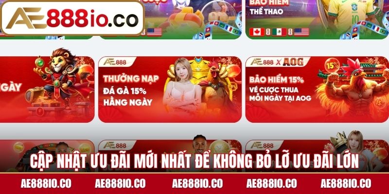 Cập nhật ưu đãi mới nhất để không bỏ lỡ ưu đãi lớn 